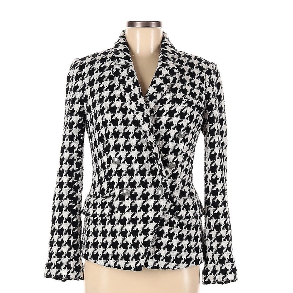 L’Agence Houndstooth Blazer Size 6
